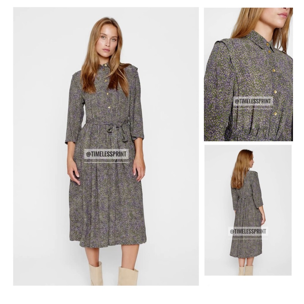 Nümph Nuazelia Dress in Ivy Green